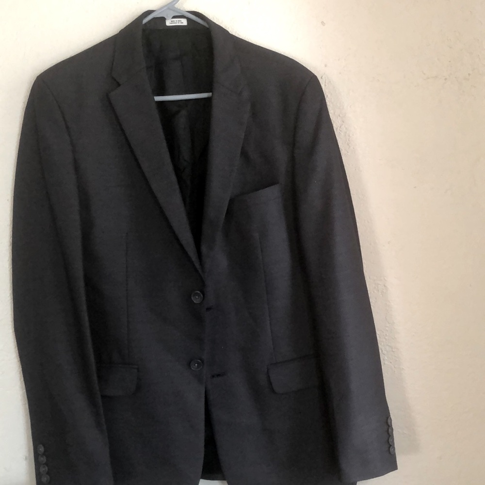 Calvin Klein, blue coat